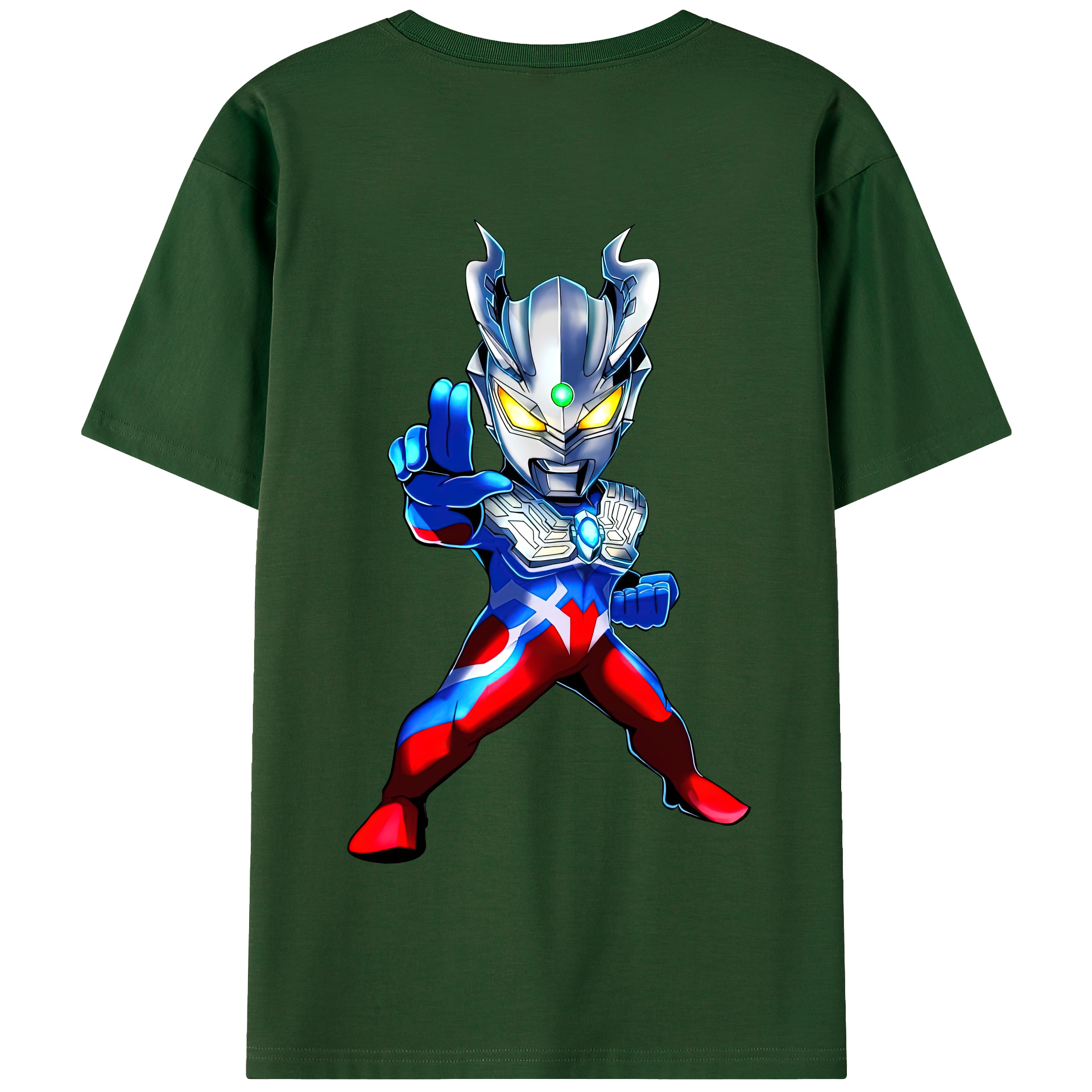 （画像用） ウルトラマン Ultraman 綿100％半袖Tシャツ（背面プリント）